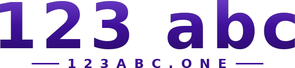 123 abc logo